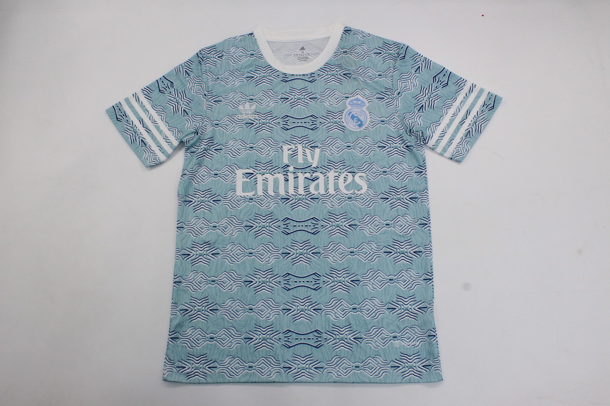 AAA Quality Real Madrid 23/24 Lake Blue/White Training Jersey